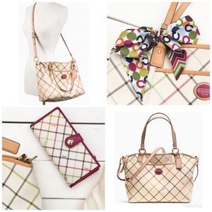 Coach | Peyton Tattersall Plaid Purse